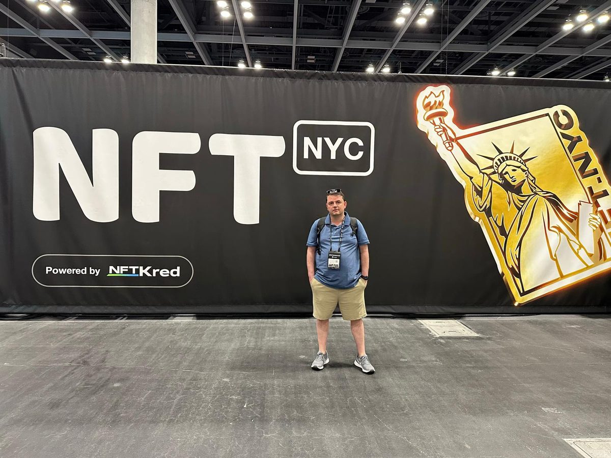 Kostas Giannopoulos bei NFT NYC — Banner